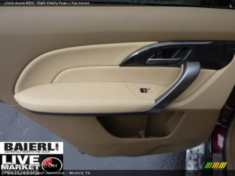 Dark Cherry Pearl / Parchment 2009 Acura MDX