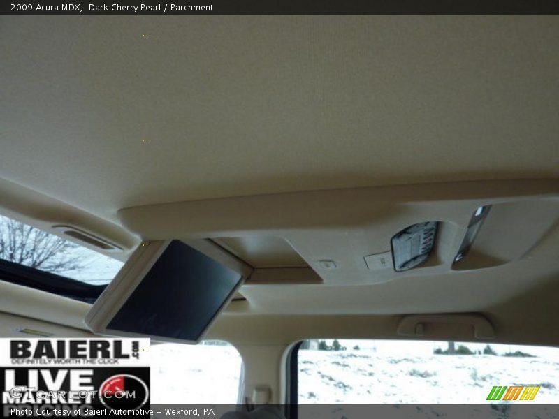 Dark Cherry Pearl / Parchment 2009 Acura MDX