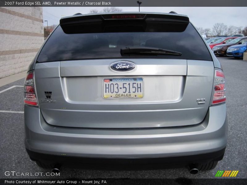 Pewter Metallic / Charcoal Black 2007 Ford Edge SEL AWD