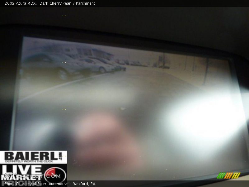 Dark Cherry Pearl / Parchment 2009 Acura MDX
