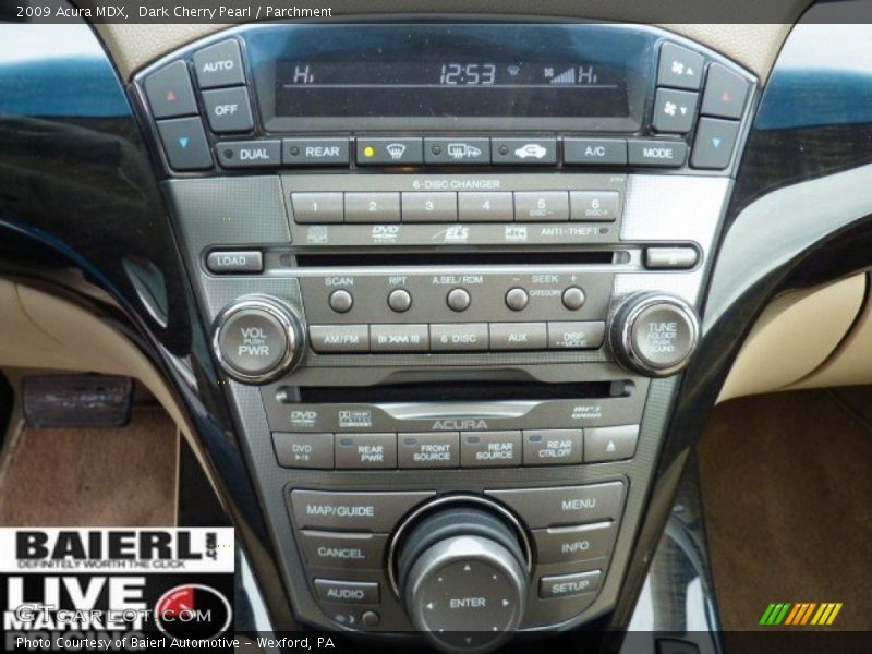 Dark Cherry Pearl / Parchment 2009 Acura MDX
