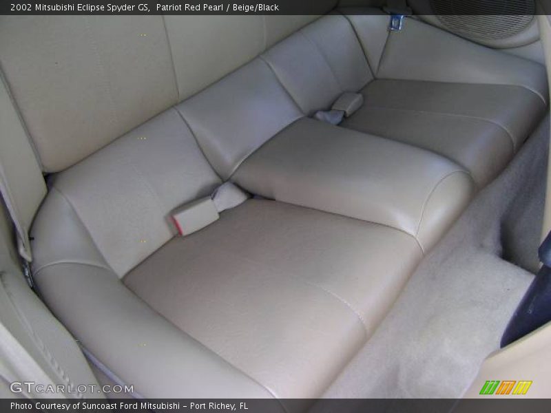 Patriot Red Pearl / Beige/Black 2002 Mitsubishi Eclipse Spyder GS