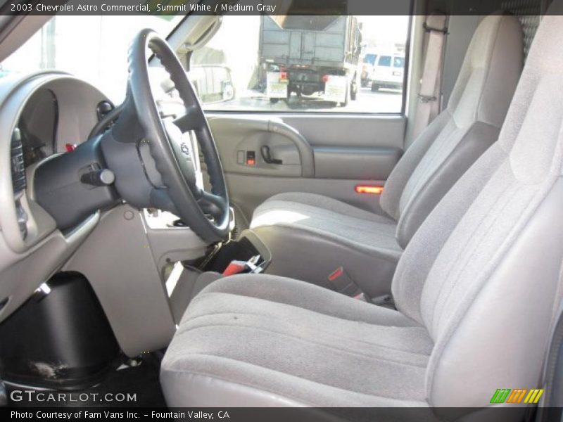 Summit White / Medium Gray 2003 Chevrolet Astro Commercial