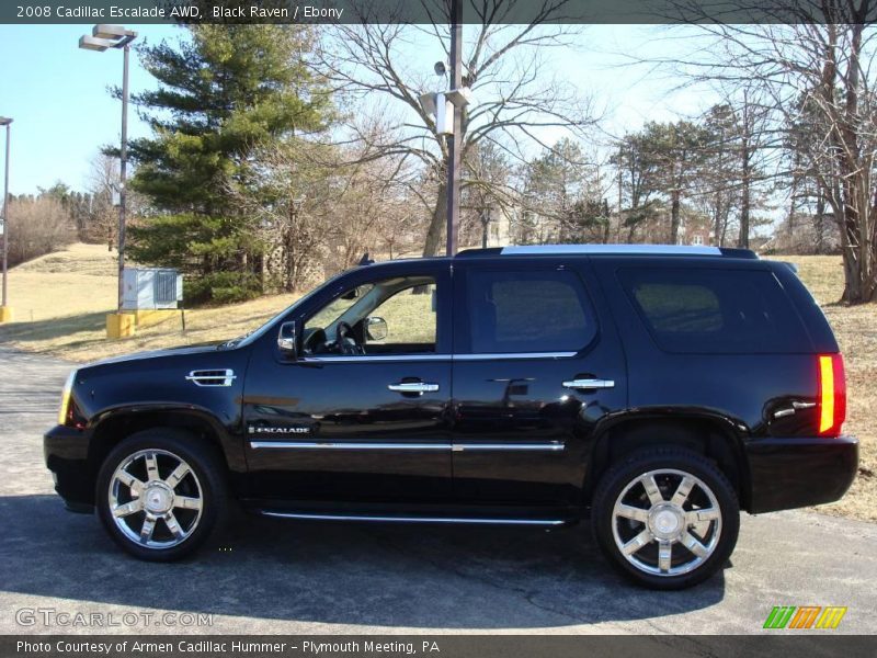 Black Raven / Ebony 2008 Cadillac Escalade AWD