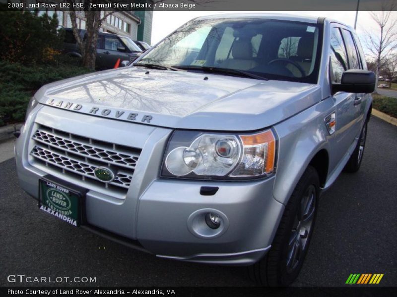 Zermatt Silver Metallic / Alpaca Beige 2008 Land Rover LR2 HSE