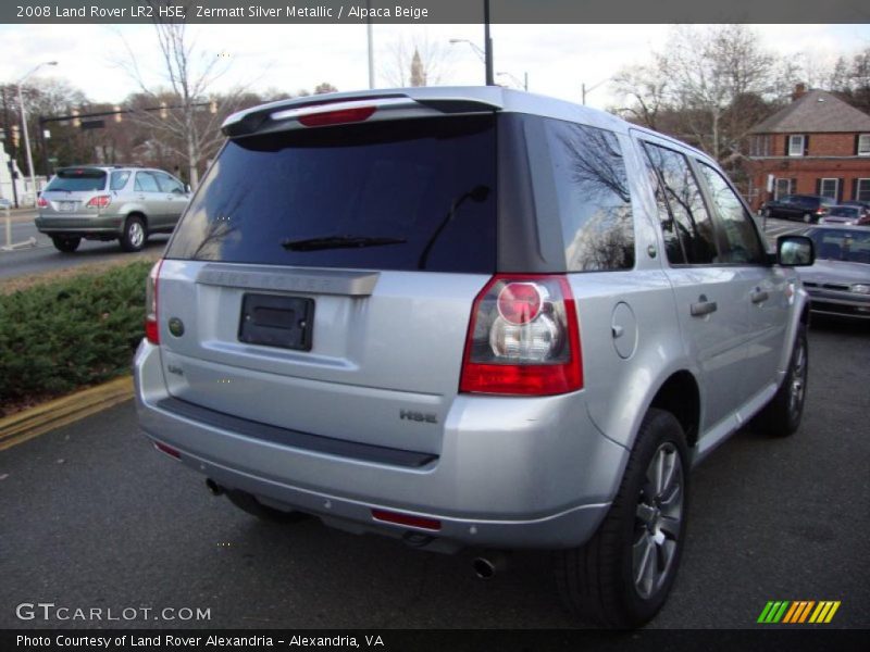 Zermatt Silver Metallic / Alpaca Beige 2008 Land Rover LR2 HSE