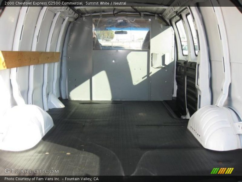 Summit White / Neutral 2000 Chevrolet Express G2500 Commercial