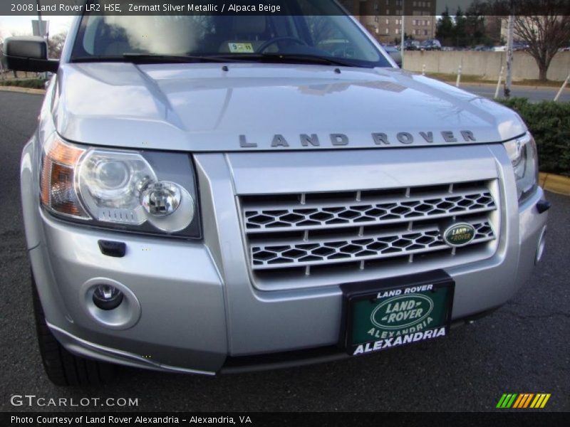 Zermatt Silver Metallic / Alpaca Beige 2008 Land Rover LR2 HSE