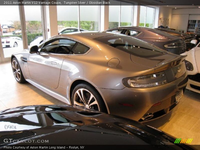 Tungsten Silver / Obsidian Black 2011 Aston Martin V12 Vantage Coupe