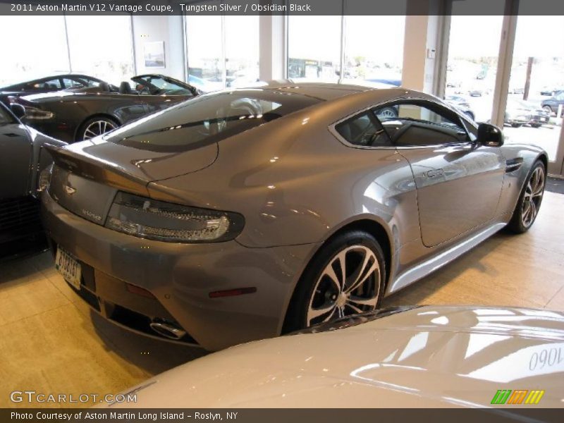 Tungsten Silver / Obsidian Black 2011 Aston Martin V12 Vantage Coupe