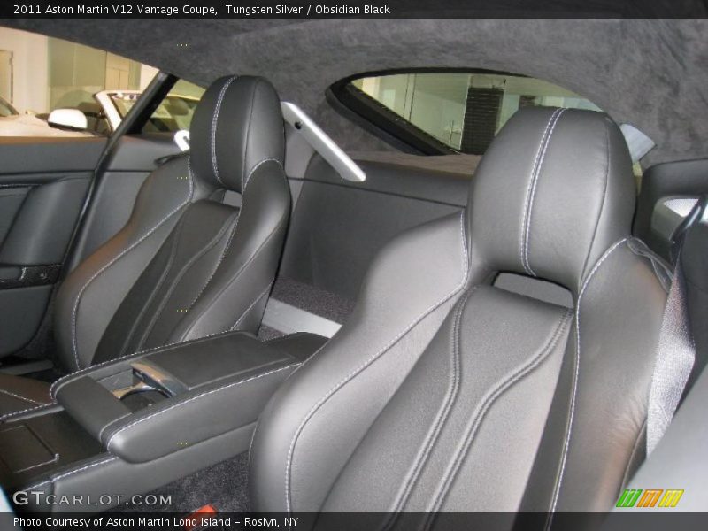 Tungsten Silver / Obsidian Black 2011 Aston Martin V12 Vantage Coupe