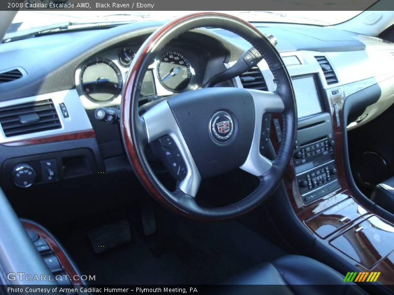 Black Raven / Ebony 2008 Cadillac Escalade AWD