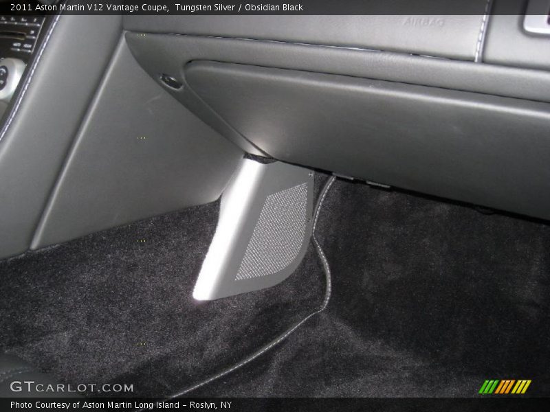Tungsten Silver / Obsidian Black 2011 Aston Martin V12 Vantage Coupe