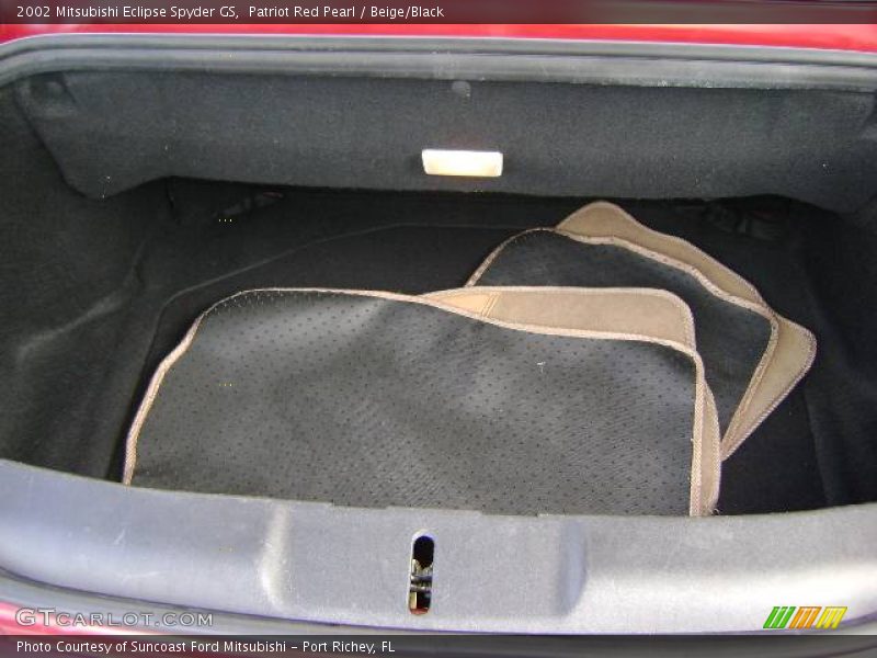 Patriot Red Pearl / Beige/Black 2002 Mitsubishi Eclipse Spyder GS