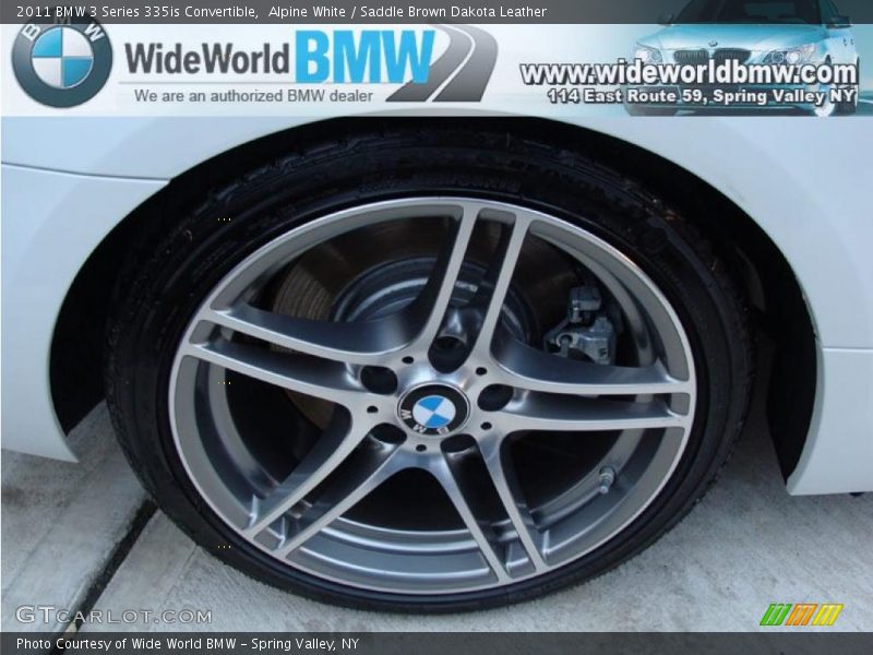 Alpine White / Saddle Brown Dakota Leather 2011 BMW 3 Series 335is Convertible