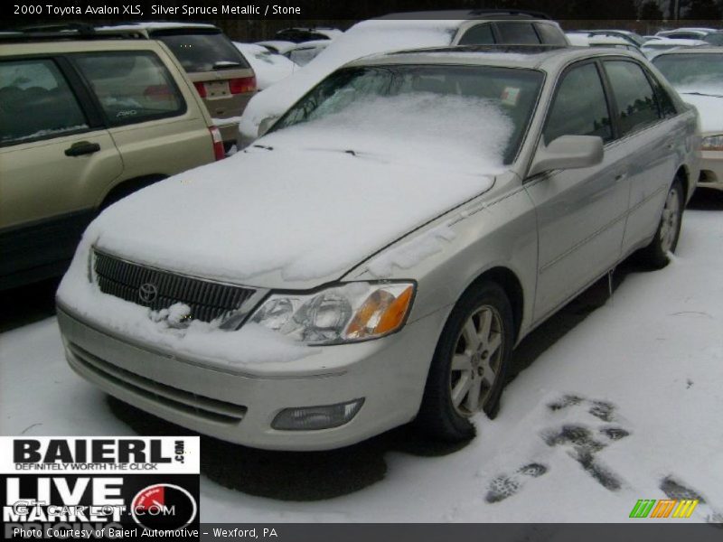 Silver Spruce Metallic / Stone 2000 Toyota Avalon XLS