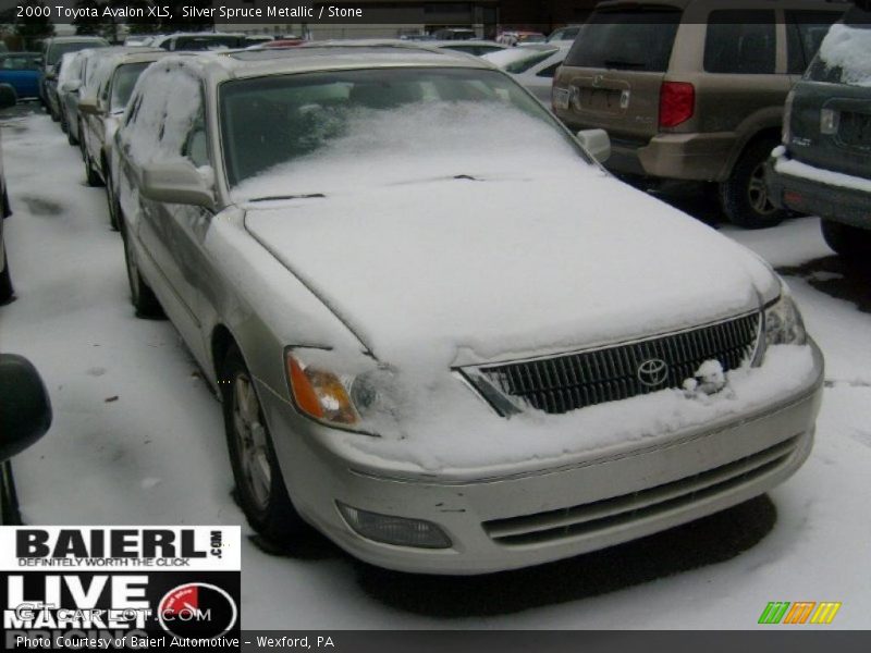 Silver Spruce Metallic / Stone 2000 Toyota Avalon XLS