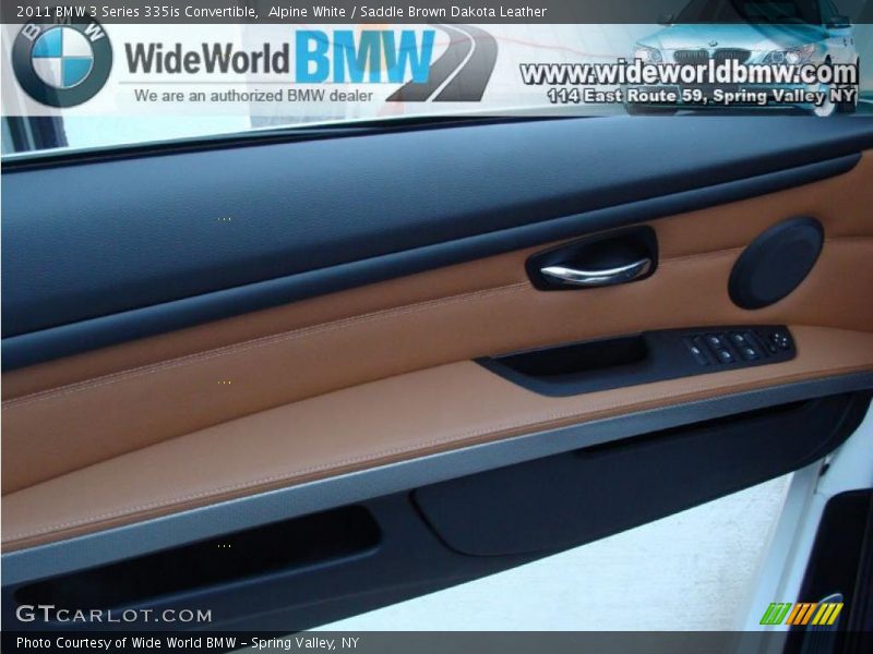 Alpine White / Saddle Brown Dakota Leather 2011 BMW 3 Series 335is Convertible