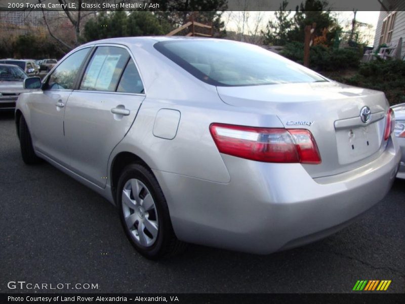 Classic Silver Metallic / Ash 2009 Toyota Camry LE