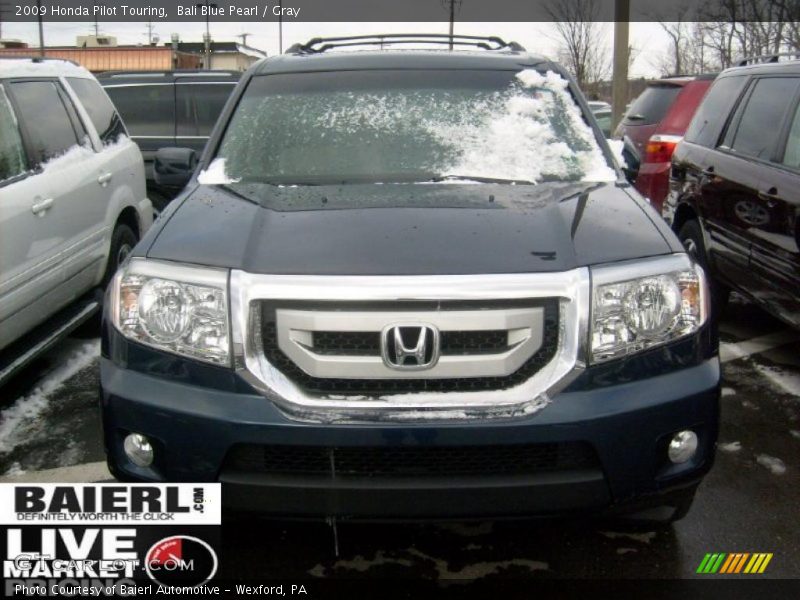 Bali Blue Pearl / Gray 2009 Honda Pilot Touring