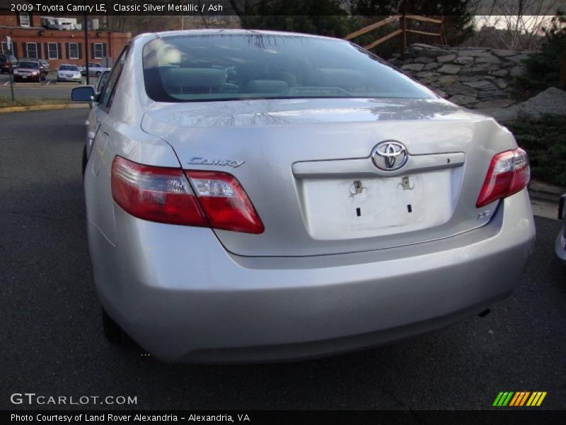 Classic Silver Metallic / Ash 2009 Toyota Camry LE