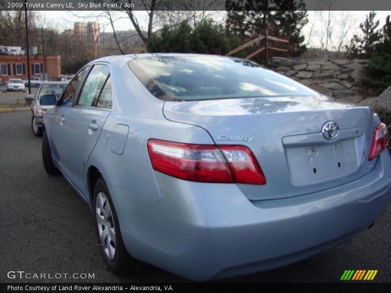 Sky Blue Pearl / Ash 2009 Toyota Camry LE