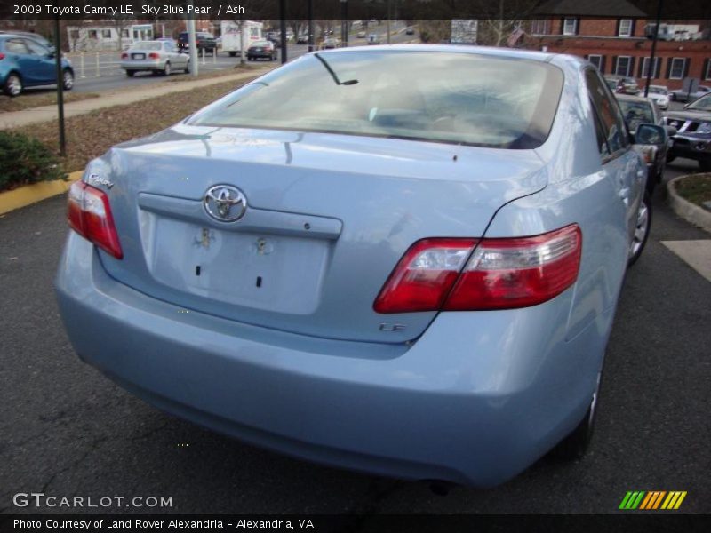 Sky Blue Pearl / Ash 2009 Toyota Camry LE