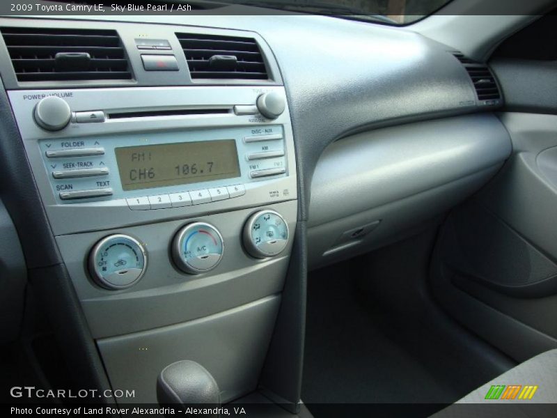 Sky Blue Pearl / Ash 2009 Toyota Camry LE
