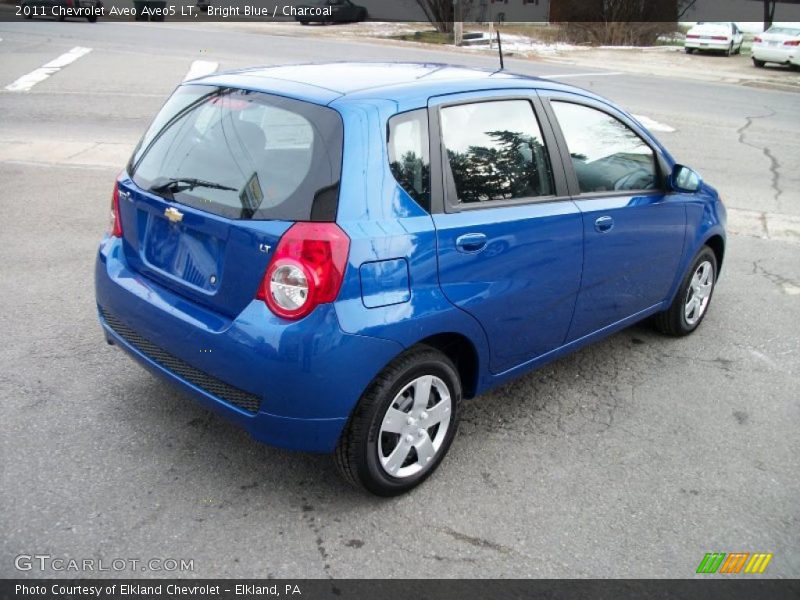Bright Blue / Charcoal 2011 Chevrolet Aveo Aveo5 LT