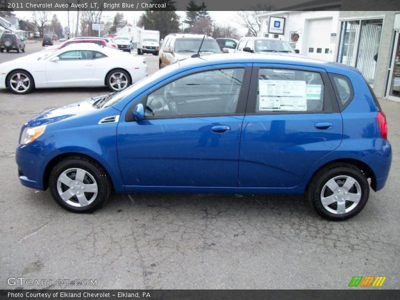 Bright Blue / Charcoal 2011 Chevrolet Aveo Aveo5 LT