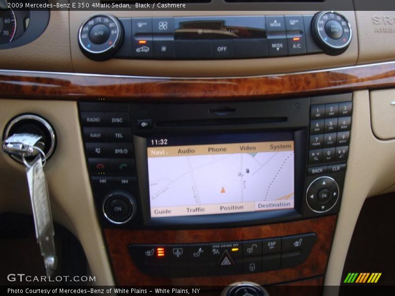 Black / Cashmere 2009 Mercedes-Benz E 350 4Matic Sedan