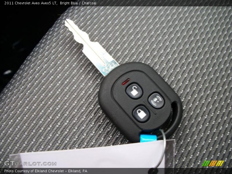 Bright Blue / Charcoal 2011 Chevrolet Aveo Aveo5 LT