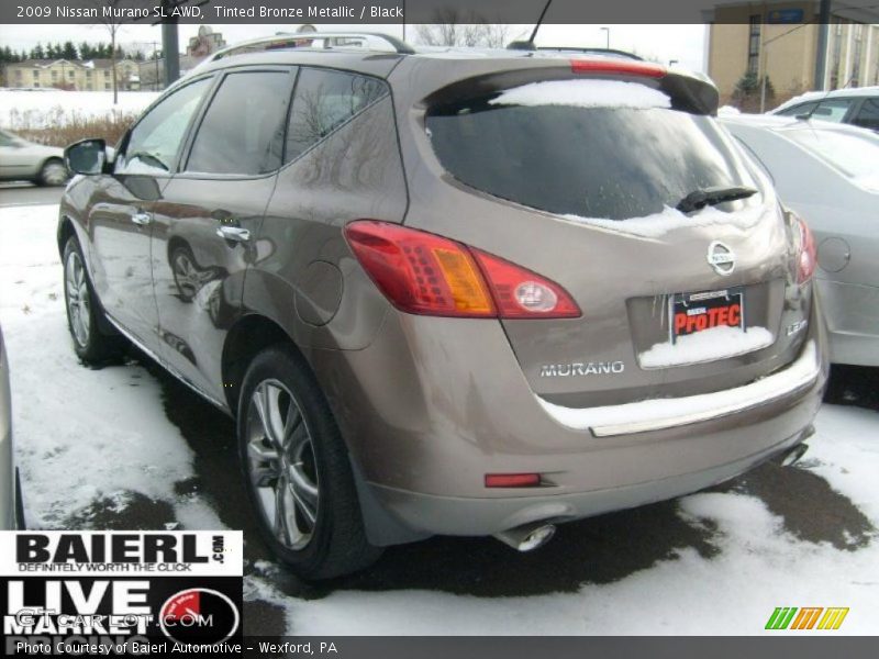 Tinted Bronze Metallic / Black 2009 Nissan Murano SL AWD