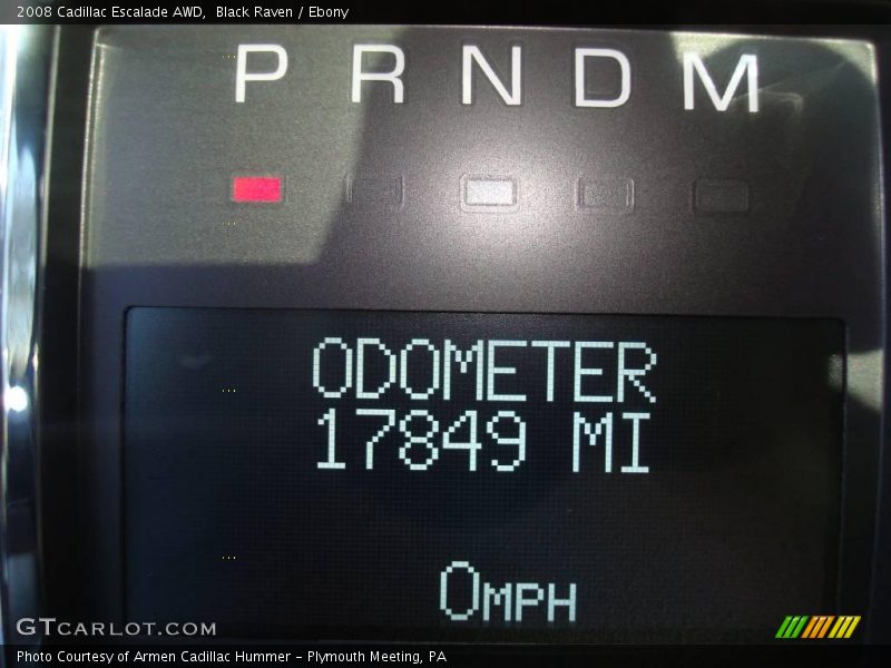 Black Raven / Ebony 2008 Cadillac Escalade AWD