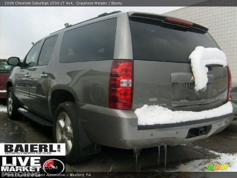 Graystone Metallic / Ebony 2008 Chevrolet Suburban 1500 LT 4x4