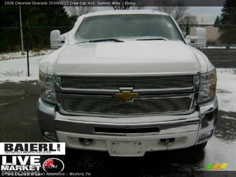 Summit White / Ebony 2008 Chevrolet Silverado 3500HD LT Crew Cab 4x4