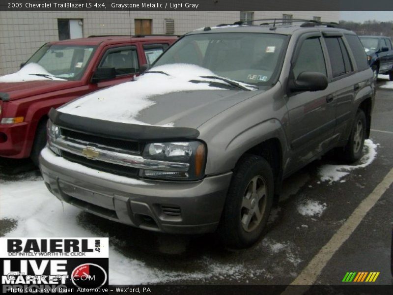 Graystone Metallic / Light Gray 2005 Chevrolet TrailBlazer LS 4x4