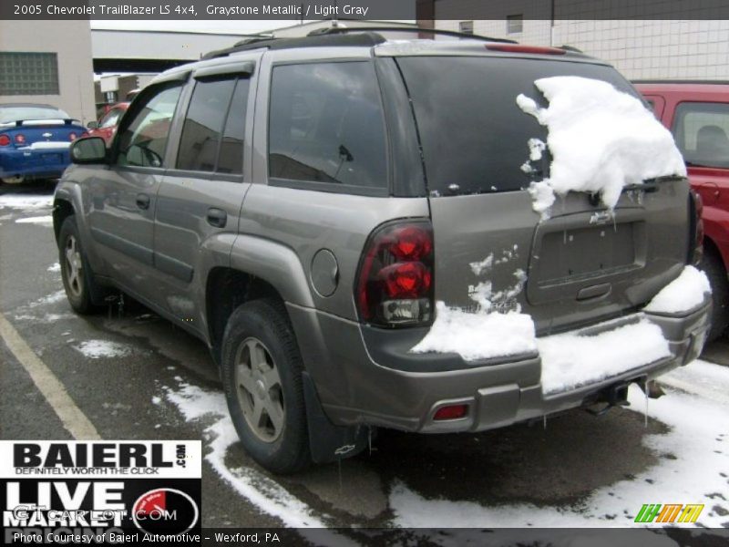 Graystone Metallic / Light Gray 2005 Chevrolet TrailBlazer LS 4x4