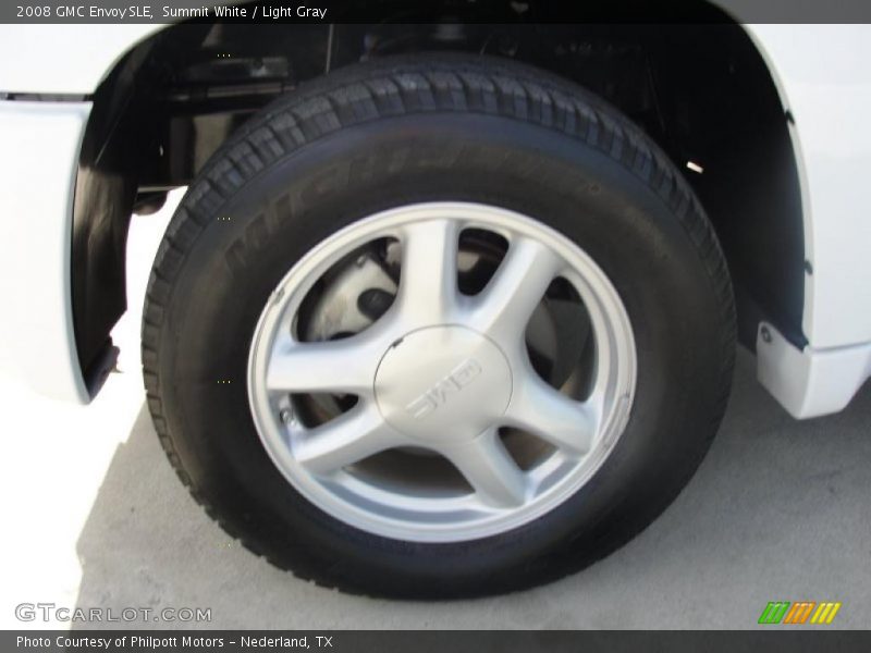 Summit White / Light Gray 2008 GMC Envoy SLE