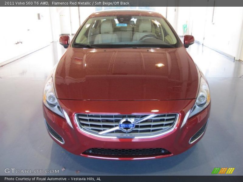 Flamenco Red Metallic / Soft Beige/Off Black 2011 Volvo S60 T6 AWD