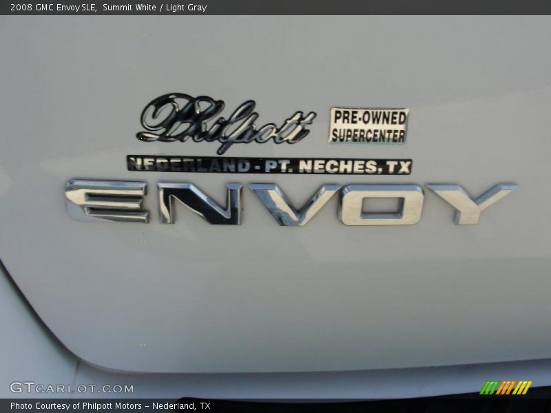 Summit White / Light Gray 2008 GMC Envoy SLE