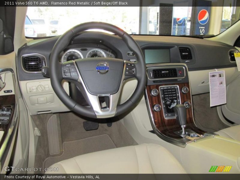 Soft Beige/Off Black Interior - 2011 S60 T6 AWD 