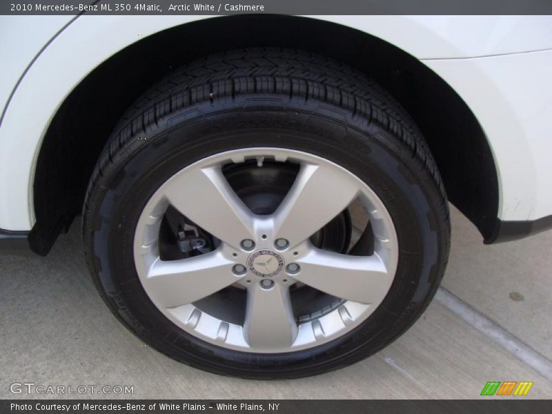 Arctic White / Cashmere 2010 Mercedes-Benz ML 350 4Matic