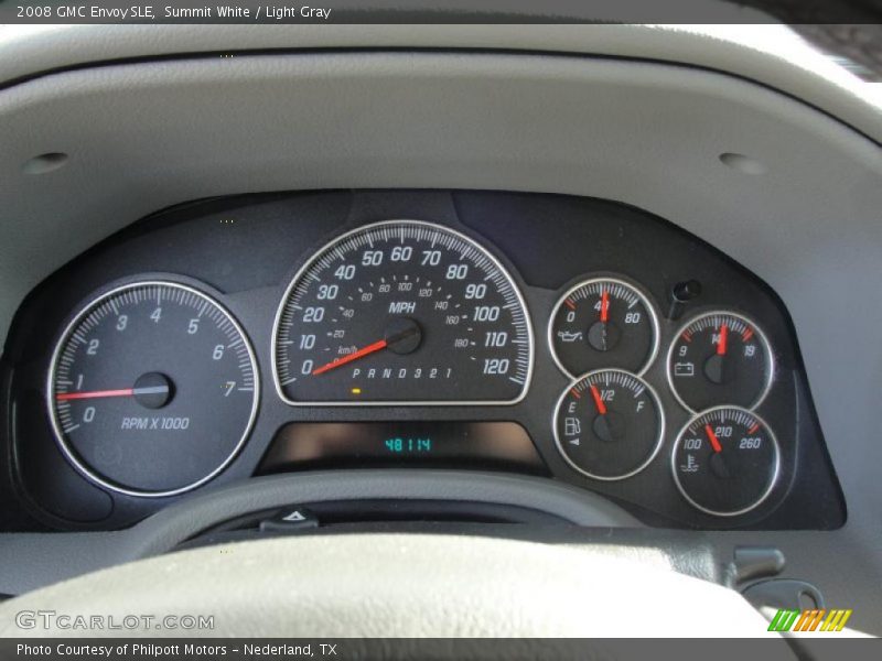 Summit White / Light Gray 2008 GMC Envoy SLE