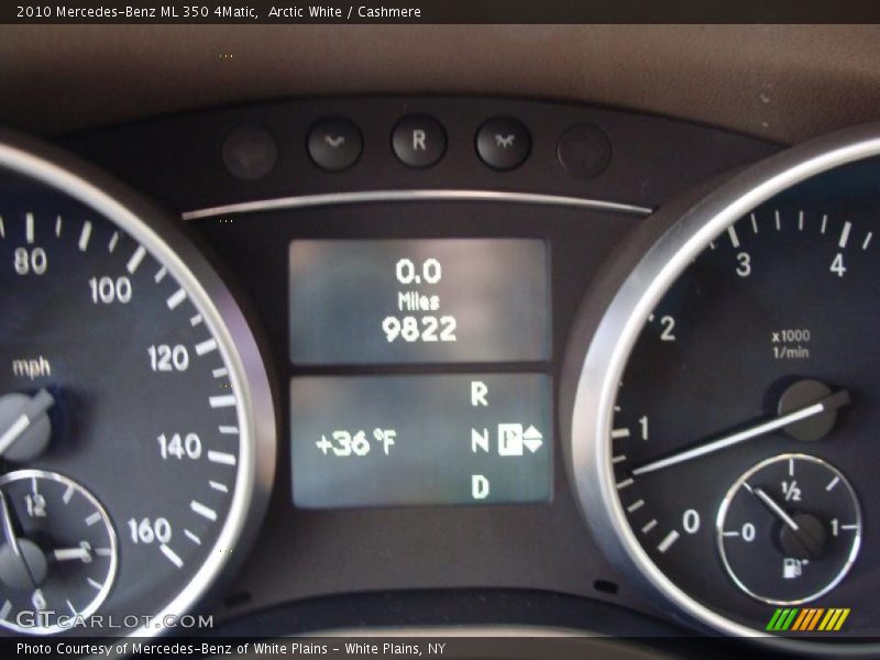 Arctic White / Cashmere 2010 Mercedes-Benz ML 350 4Matic