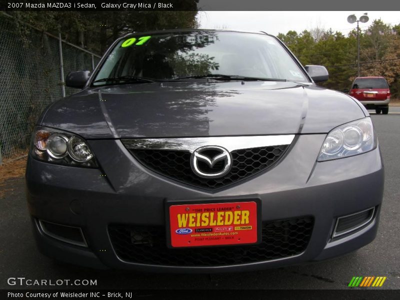 Galaxy Gray Mica / Black 2007 Mazda MAZDA3 i Sedan