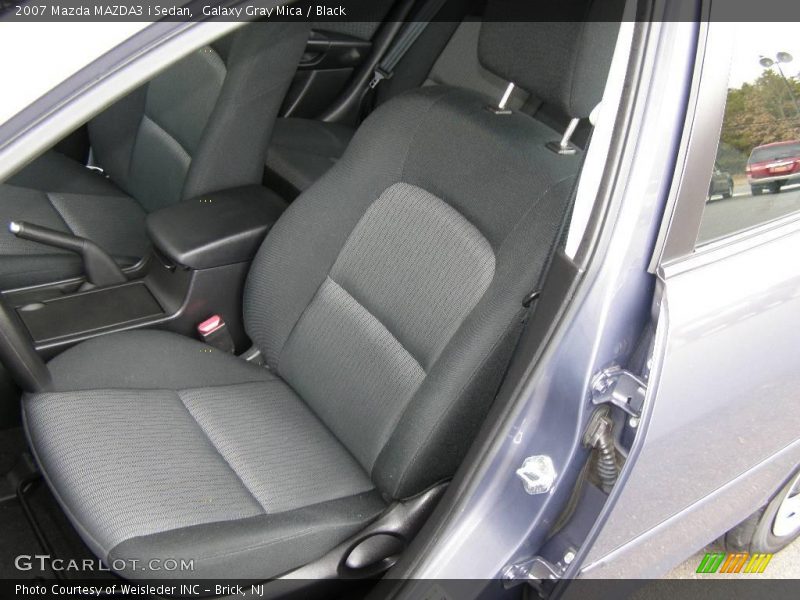 Galaxy Gray Mica / Black 2007 Mazda MAZDA3 i Sedan
