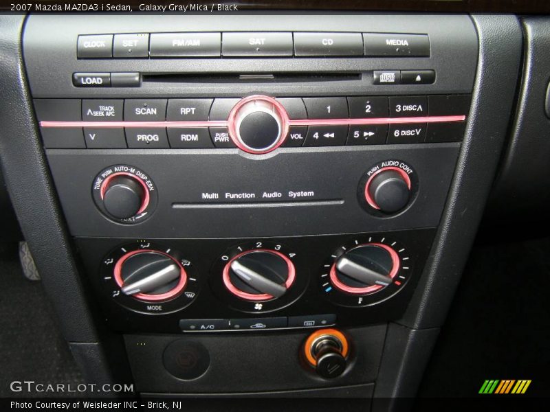 Galaxy Gray Mica / Black 2007 Mazda MAZDA3 i Sedan