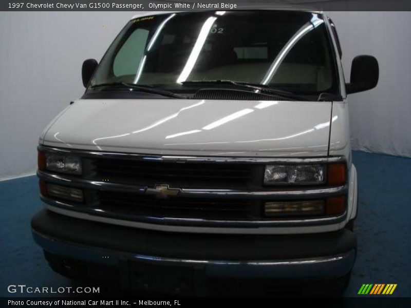 Olympic White / Neutral Beige 1997 Chevrolet Chevy Van G1500 Passenger