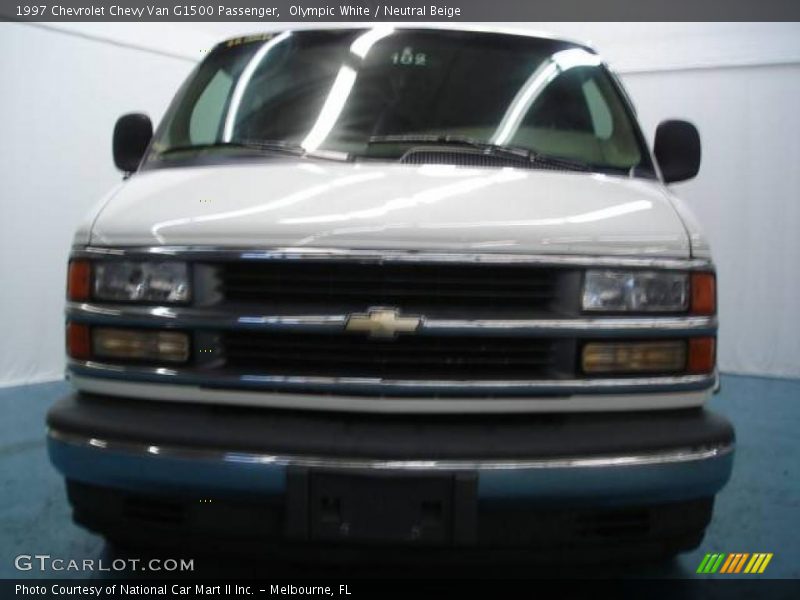 Olympic White / Neutral Beige 1997 Chevrolet Chevy Van G1500 Passenger